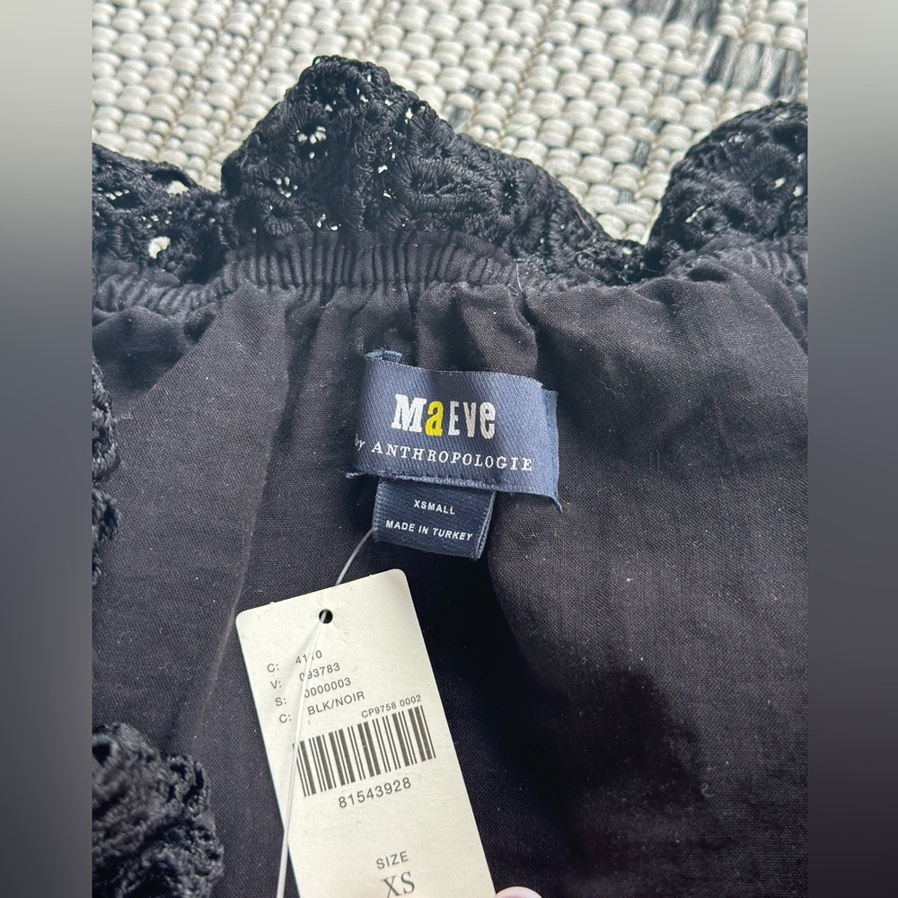NWT Maeve Off the Shoulder Top with liner size XS - Picture 3 of 5